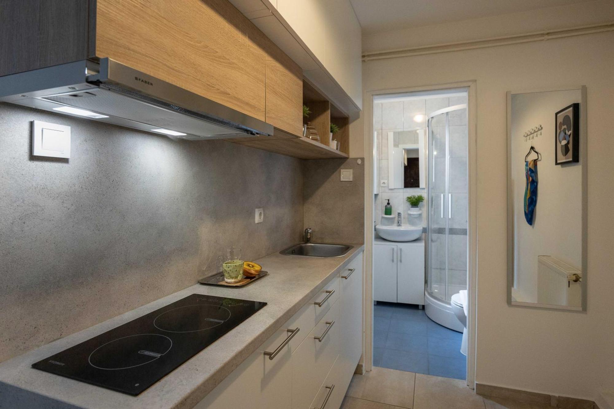 Modern Studio Near City Center Zagreb Eksteriør billede